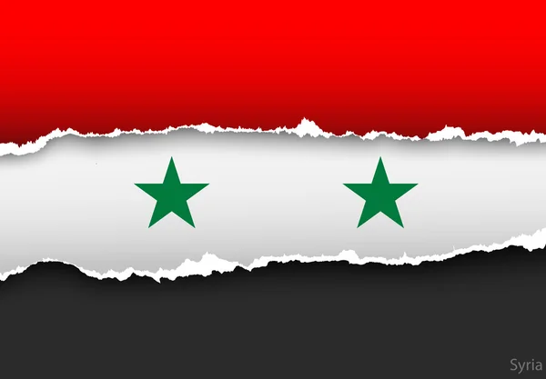 Drapeau design de Syrie — Image vectorielle