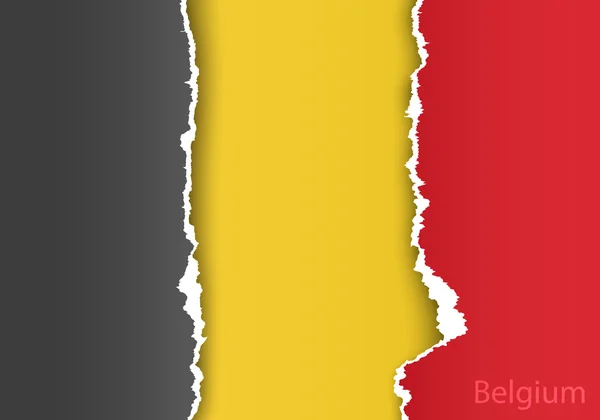 Design flag of Belgium — Stock Vector