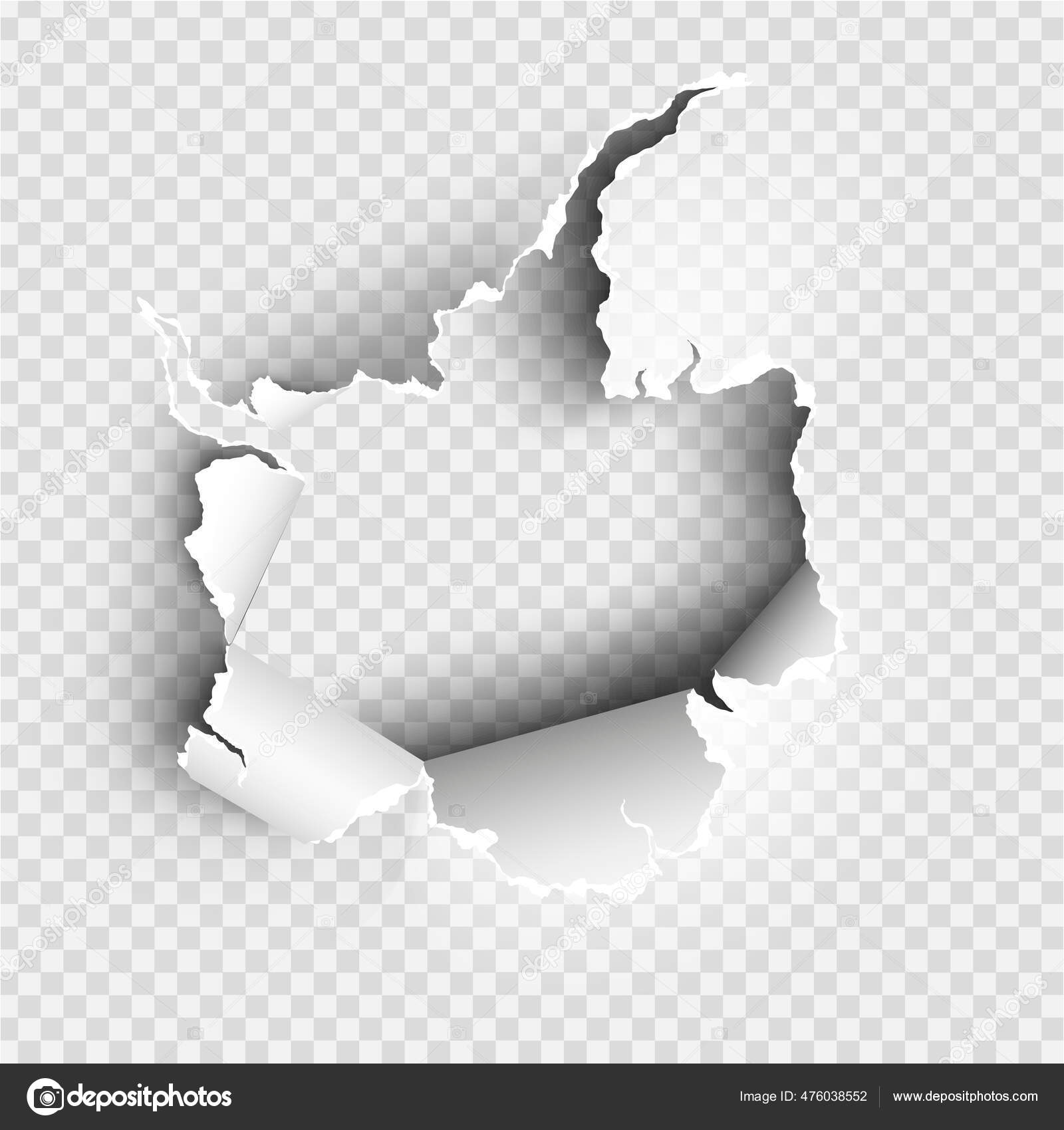 Ragged Hole Torn In Ripped Paper On Transparent Background Royalty Free  SVG, Cliparts, Vectors, and Stock Illustration. Image 94238169.