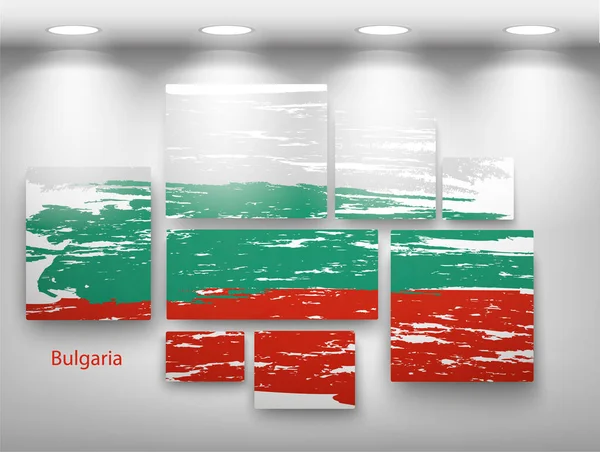 Pintar Ponto Bandeira Fundo Transparente Ilustração Vetorial —  Vetores de Stock