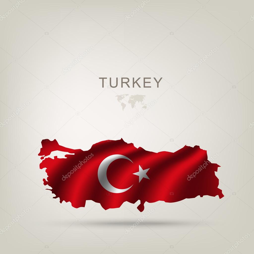 Flag of Turkey as a country 