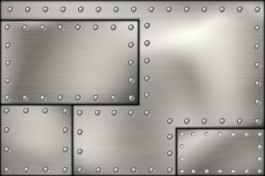 perçinli metal arka plan