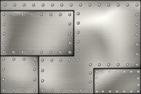 riveted metal background