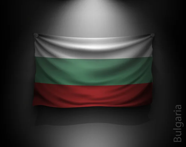 Bandeira acenando de bulgaria —  Vetores de Stock