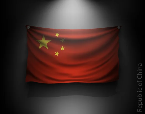 Drapeau de la Chine — Image vectorielle