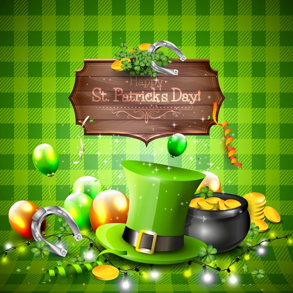 Fondo del día de San Patricio — Vector de stock