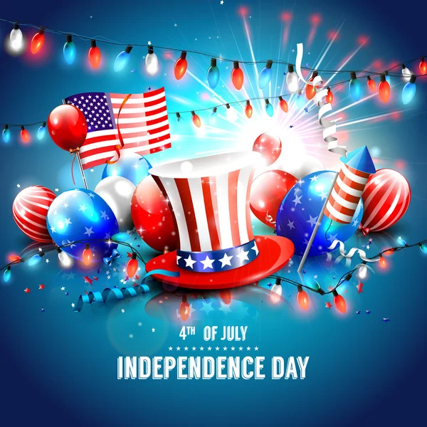 Independence Day background — Stock Vector