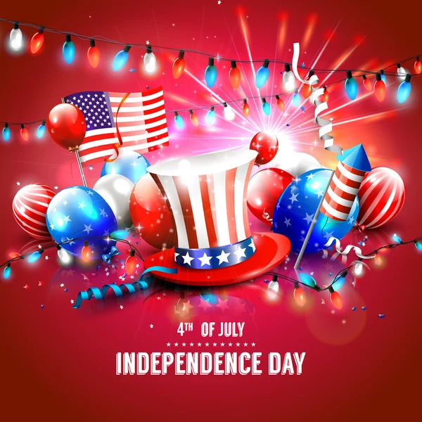 Independence Day background — Stock Vector