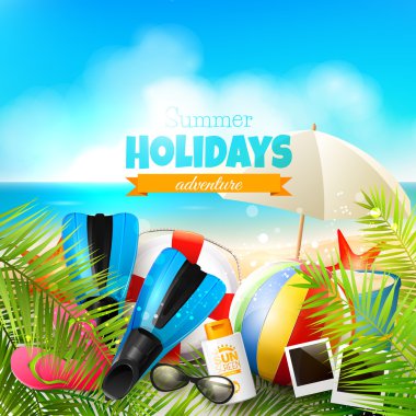 yaz tatili arka plan