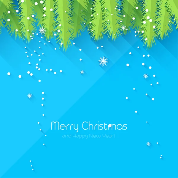 Tarjeta de felicitación de Navidad — Vector de stock