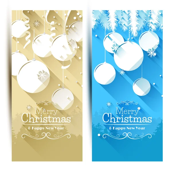 Christmas banners — Stock Vector