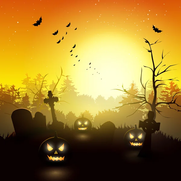 Halloween bakgrund — Stock vektor