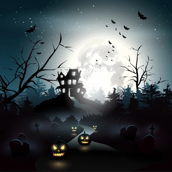 Fundo de Halloween — Vetor de Stock