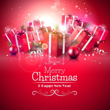 lüks Noel tebrik kartı