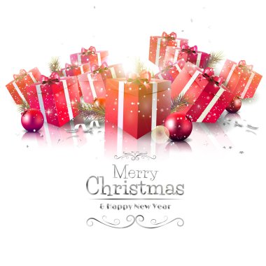 lüks Noel tebrik kartı