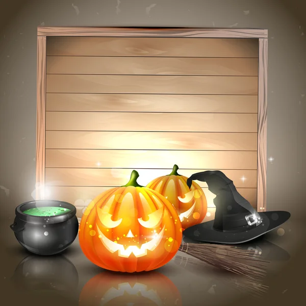 Moderní Halloween přání — Stockový vektor