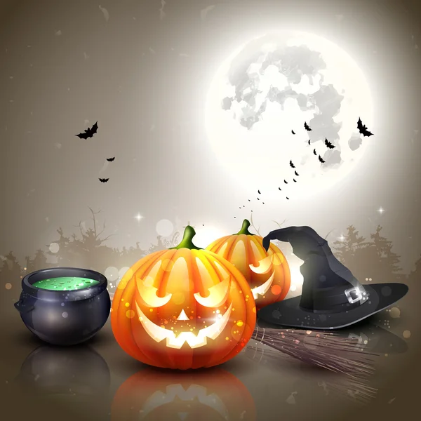 Fundo de Halloween — Vetor de Stock