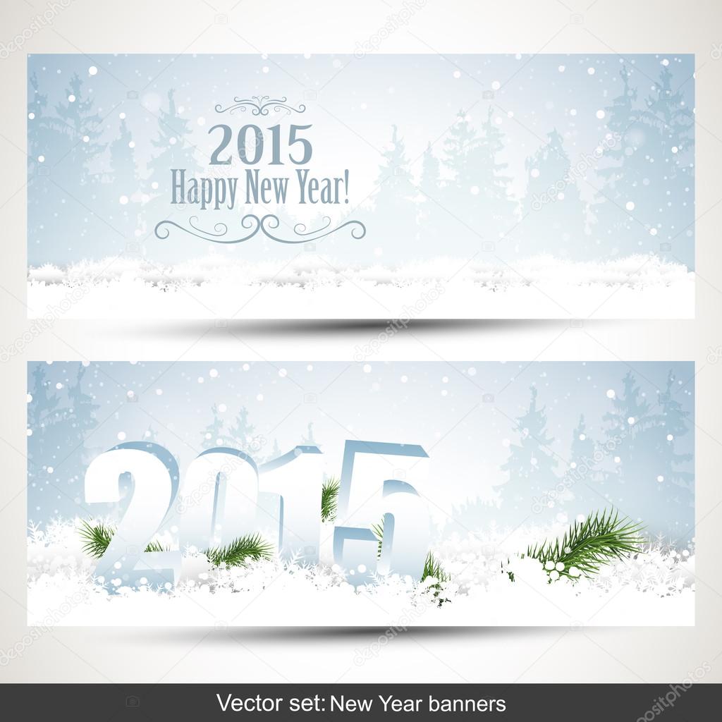New Year banners Stock Vector Image by ©kaktus2536 #56668361