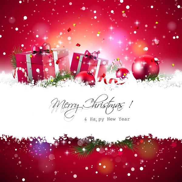 Christmas background — Stock Vector