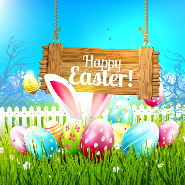 Easter greeting card