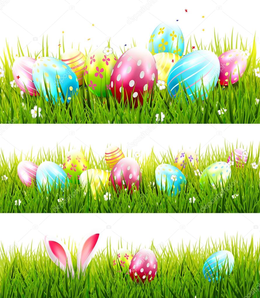 Download Easter borders — Stock Vector © kaktus2536 #67753361
