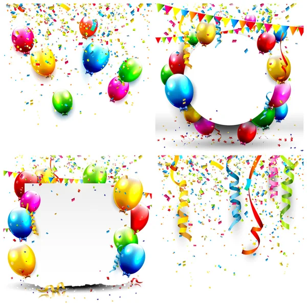 Fonds d'anniversaire — Image vectorielle