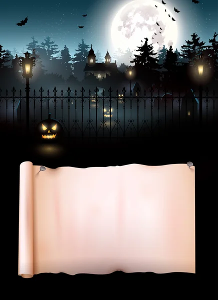 Halloween-Flyer — Stockvektor