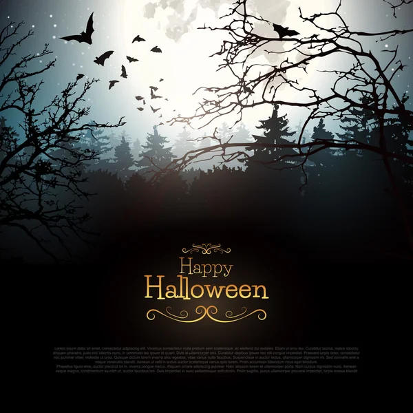 Fondo de Halloween — Vector de stock