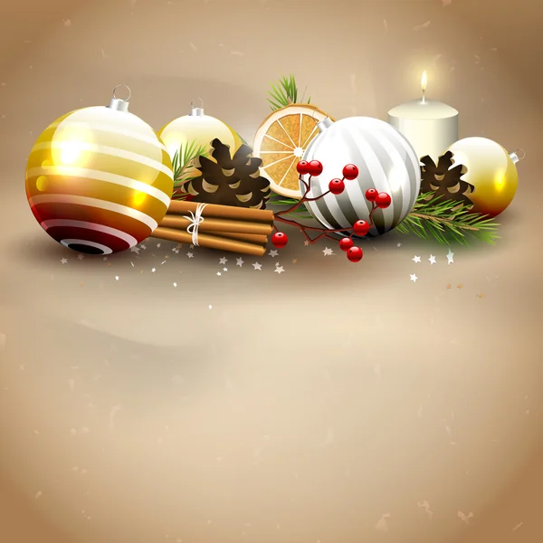 Christmas traditionella bakgrund — Stock vektor