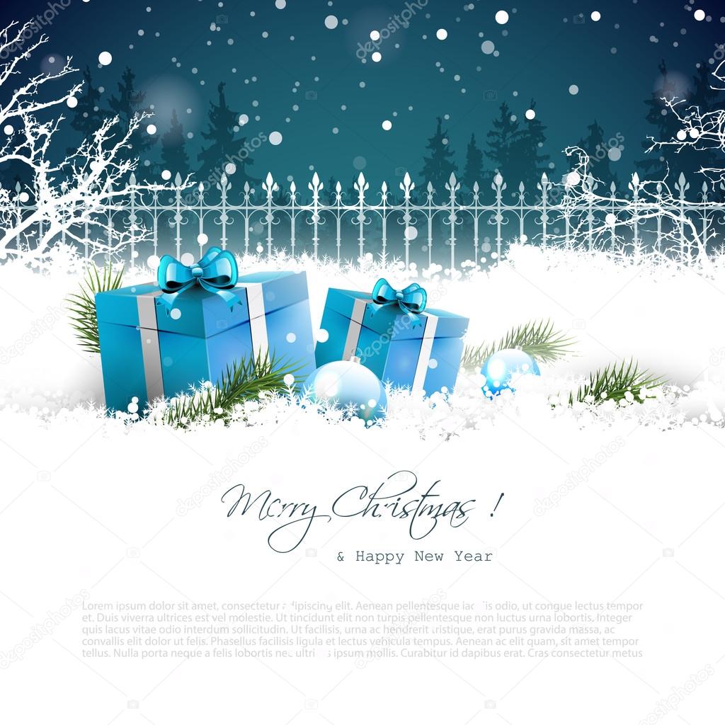 Christmas greeting card