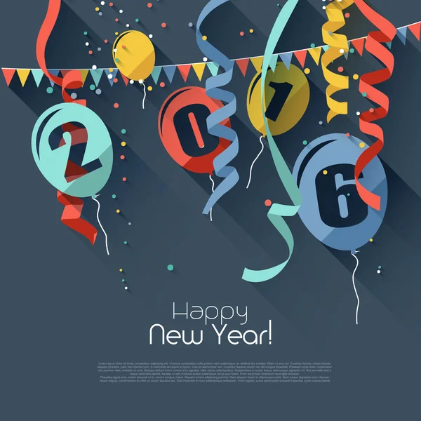 Bonne année 2016 — Image vectorielle