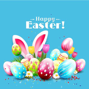 Paskalya tebrik kartı