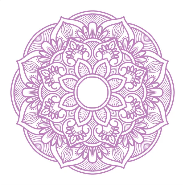 Boyama kitabı için dekoratif mandala sanat taslağı