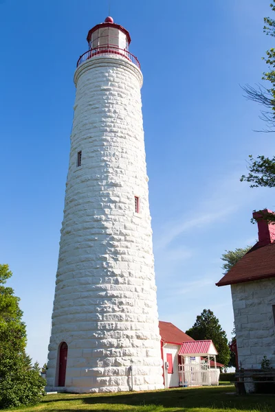 Noktası Clark deniz feneri, Ontario Kanada — Stok fotoğraf