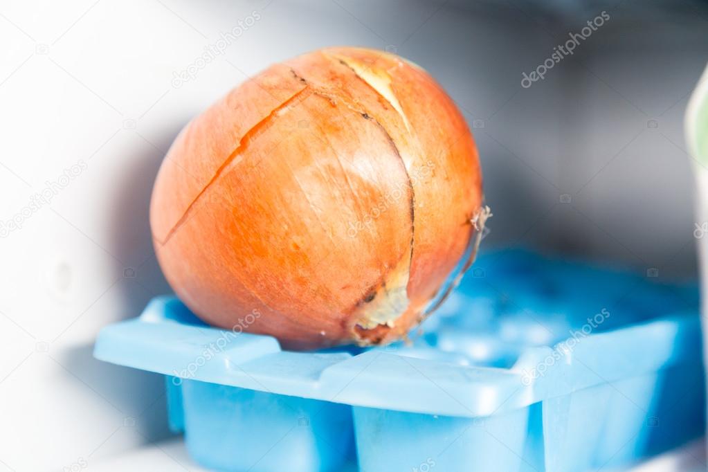 Onion in the freezer