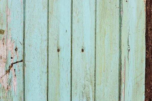Rusty old blue color hardwood planks closeup — Stock Photo, Image