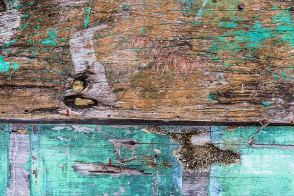 Old rusty color hardwood plank closeup for background use — Stock Photo, Image