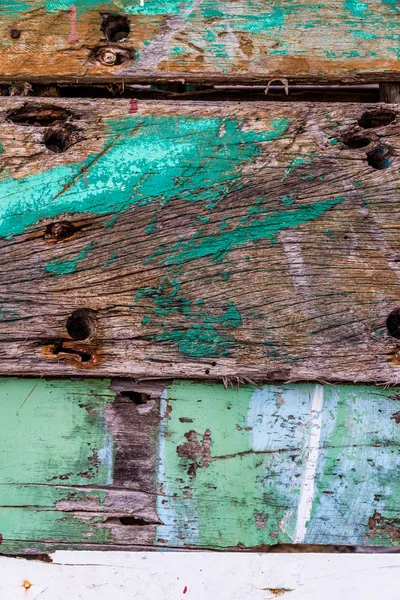 Staré rezavé barvy dřevěné prkno closeup — Stock fotografie