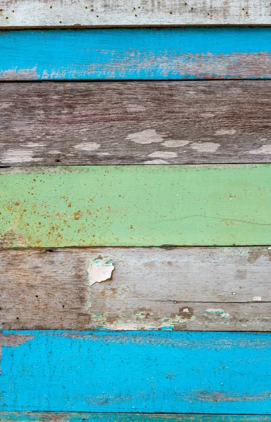Régi színes fából készült deszka Vértes háttér — Stock Fotó