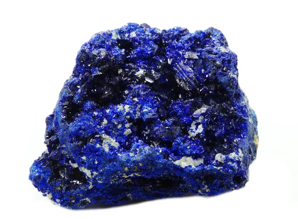 Cristallo minerale geologico di azurite semigem — Foto Stock