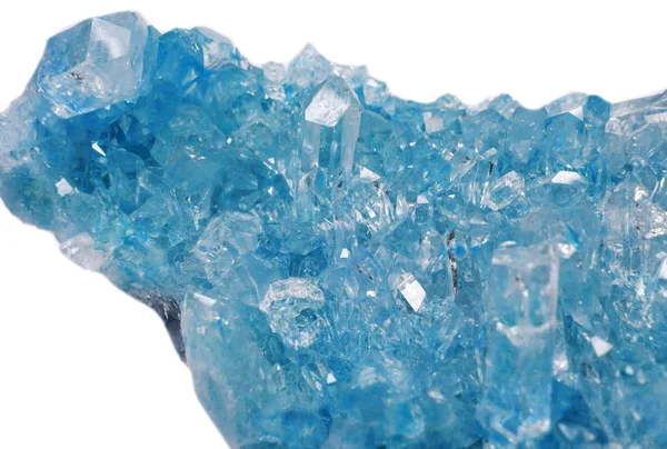 Akuamarin mücevher Jeod jeolojik kristalleri — Stok fotoğraf