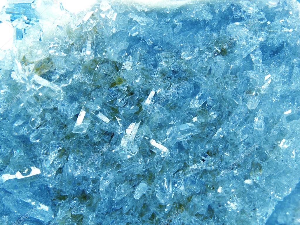 Aquamarine Gem Geode Geological Crystals Stock Photo C Nastya22