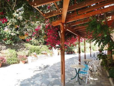 balkon ve Teras Yunanistan bina lüks otel