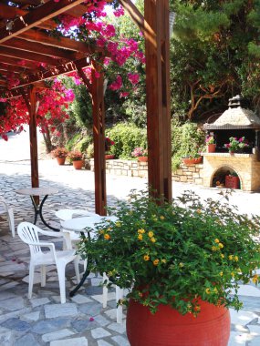 balkon ve Teras Yunanistan bina lüks otel