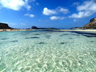 meditrannean deniz Girit Adası Yunanistan kıyı şeridi manzara