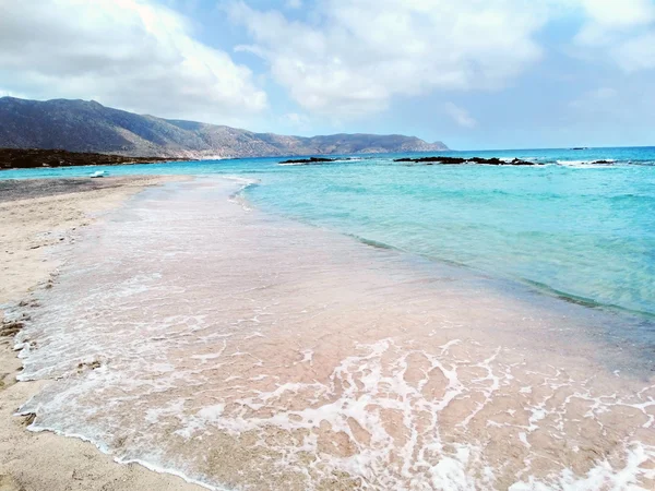 Costa paisaje de la playa elafonissi Creta isla griega — Foto de Stock