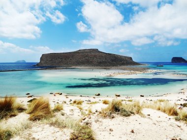 meditrannean deniz Girit Adası Yunanistan kıyı şeridi manzara