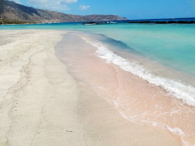 elafonissi plaj Girit Adası Yunanistan kıyı şeridi manzara