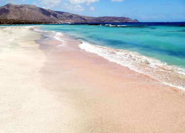 elafonissi plaj Girit Adası Yunanistan kıyı şeridi manzara