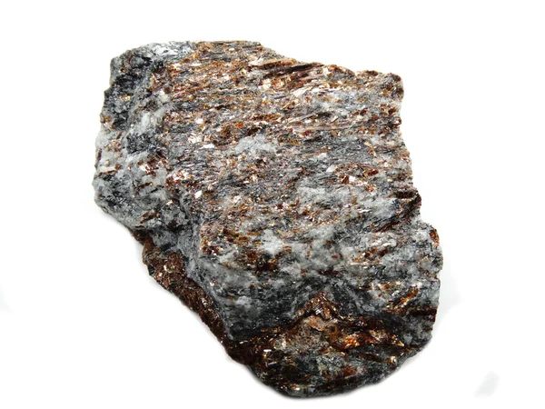 Astrophyllite geode geologické krystaly — Stock fotografie